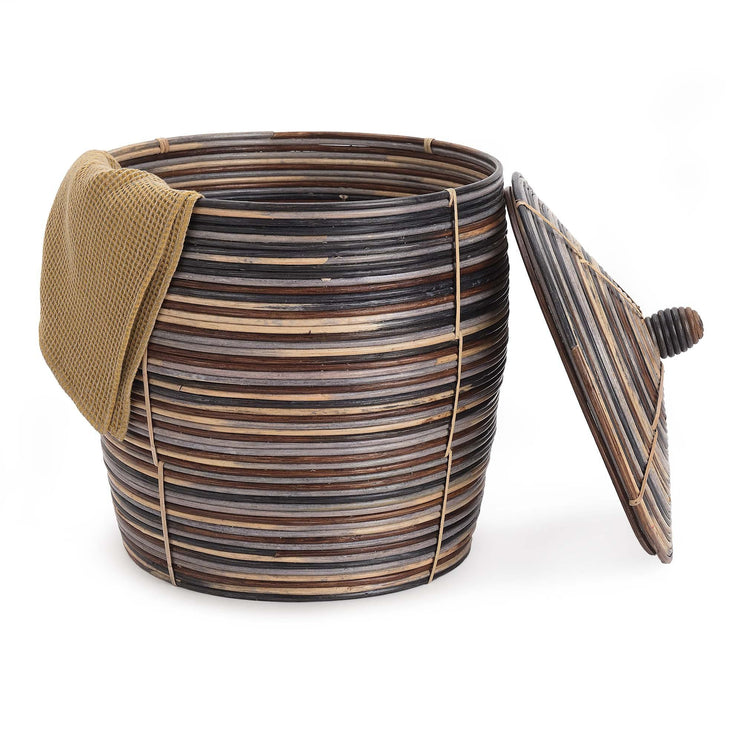 Wäschekorb Dampar in Mehrfarbig aus 100% Rattan | Entdecken Sie unsere schönsten Wohnaccessoires