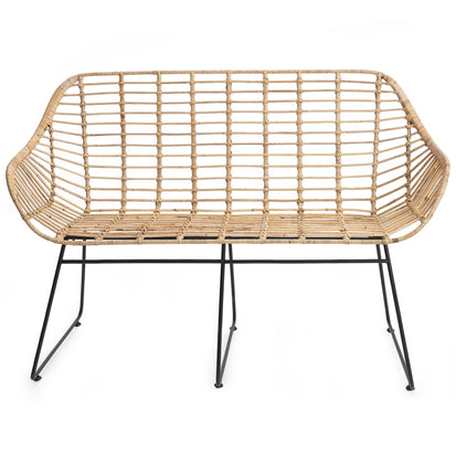 Bank Palu, Natur, 100% Rattan