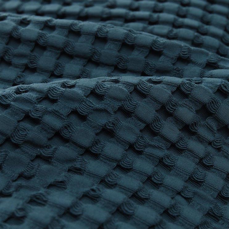 Veiros bedspread, teal, 100% cotton |High quality homewares