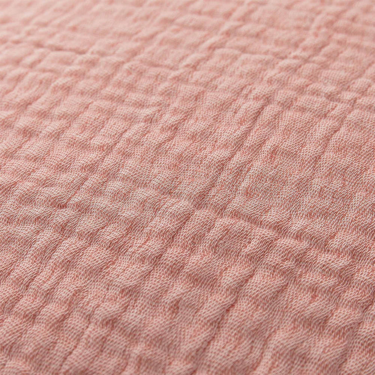 Couco blanket in rouge & natural, 100% cotton |Find the perfect cotton blankets
