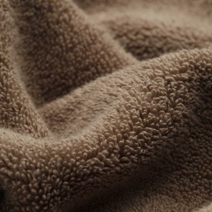 Alvito hand towel, light brown, 100% cotton | URBANARA cotton towels