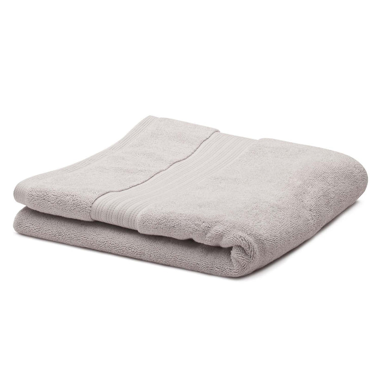 Salema hand towel, light grey, 100% supima cotton | URBANARA cotton towels