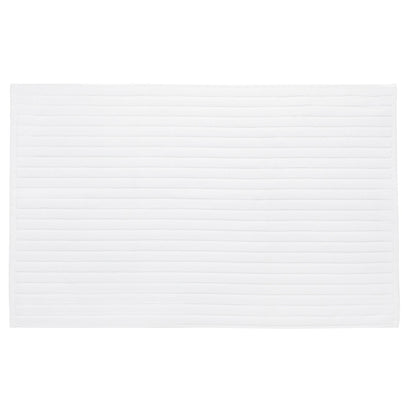 Alvito bath mat, white, 100% zero twist cotton
