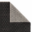 Amini Wool Rug black & off-white, 100% new wool