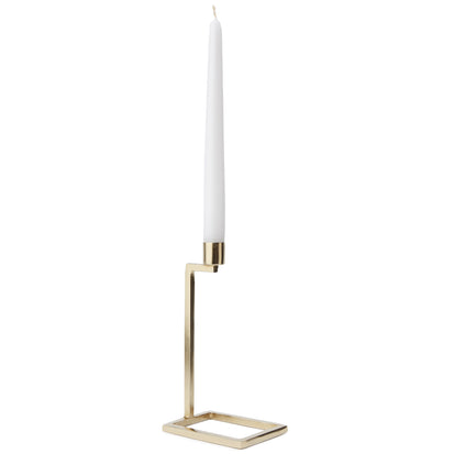 Betwa candle holder, brass, 100% iron