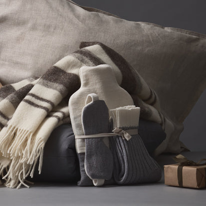 Cadima Christmas Set in off-white & light grey melange | Home & Living inspiration | URBANARA