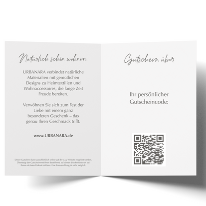 URBANARA Geschenkgutschein