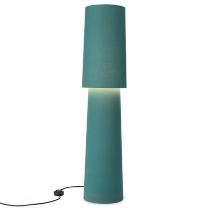 Stehlampe Kollur, Grüngrau, 100% Baumwolle & 100% Metall