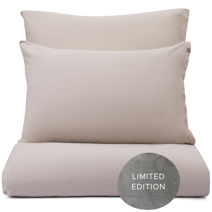 Kaschmir-Baumwoll-Bettwäsche Caldela [Beige]