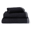 Louzela Bath Sheet black & white, 100% organic cotton