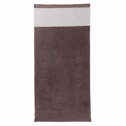 Luni beach towel, grey, 100% cotton