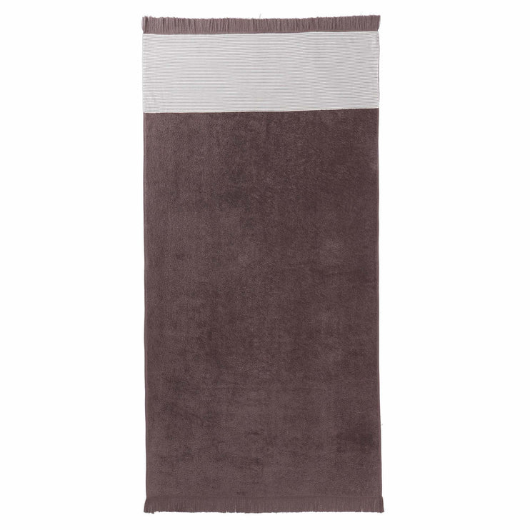 Luni beach towel, grey, 100% cotton