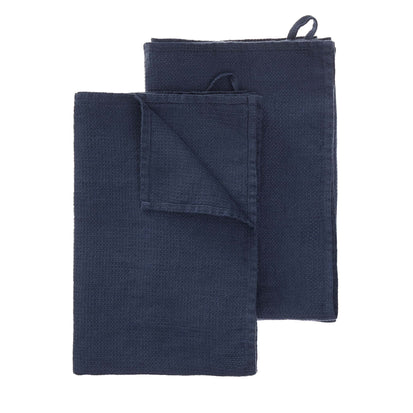 Minija tea towel, blue, 100% linen