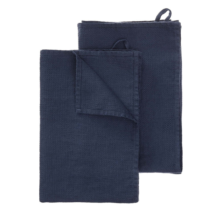 Minija tea towel, blue, 100% linen