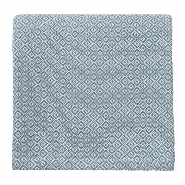 Mondego Blanket grey green & white, 100% cotton