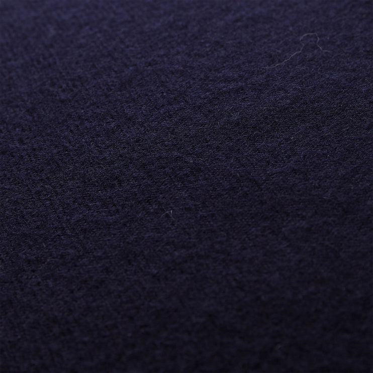 Arica cushion cover, midnight blue, 100% baby alpaca wool | URBANARA cushion covers
