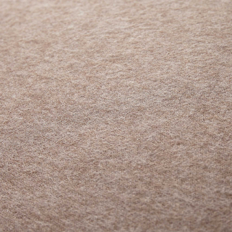 Arica cushion cover, sandstone melange, 100% baby alpaca wool | URBANARA cushion covers