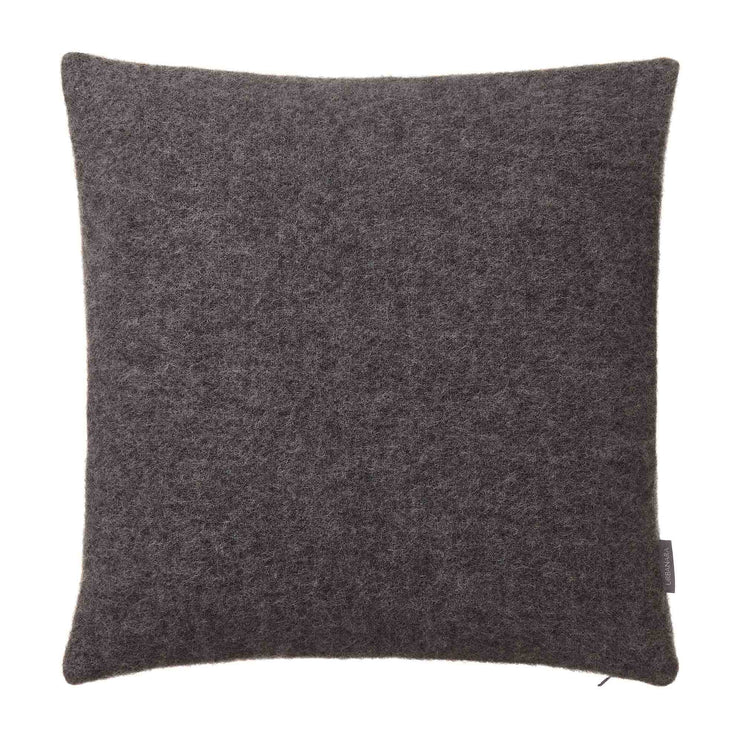 Miramar cushion cover, charcoal, 100% lambswool