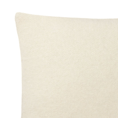 Miramar cushion cover, off-white, 100% lambswool |High quality homewares