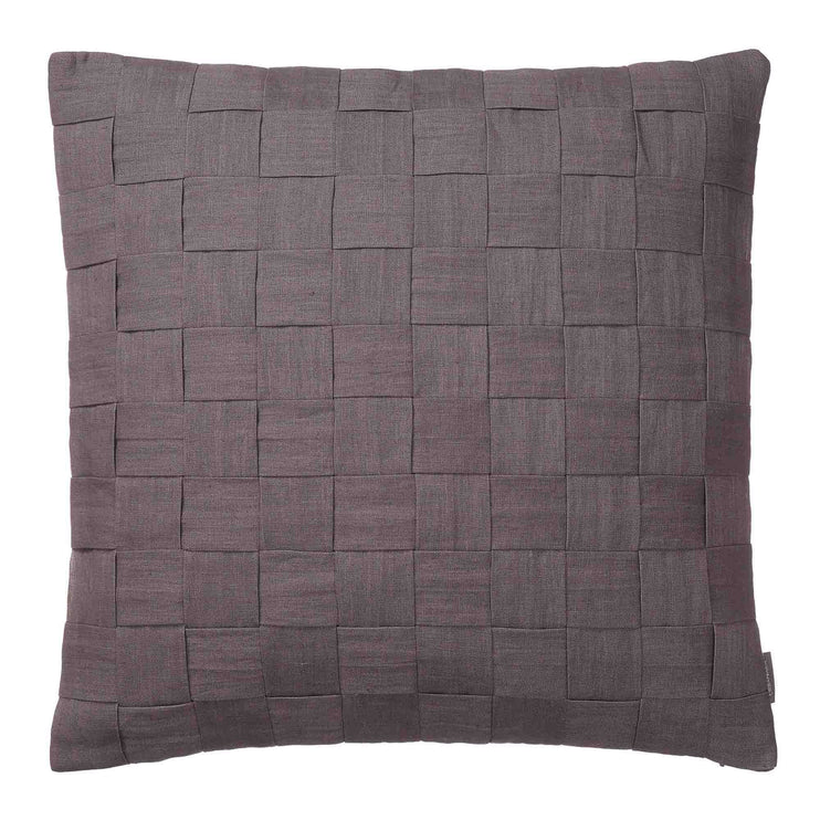 Akole Cushion dark grey, 100% linen