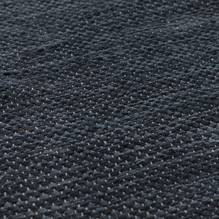 Akora runner, denim blue melange, 100% cotton |High quality homewares