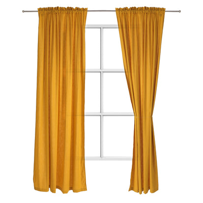 Alegre curtain, mustard, 100% cotton