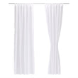 Alentejo Curtain Set white, 100% cotton | URBANARA curtains