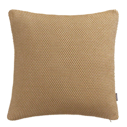 Alvor Cushion Cover mustard & off-white, 100% cotton