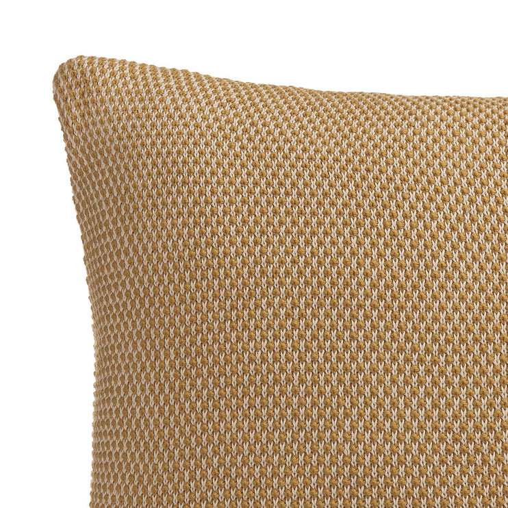 Alvor Cushion Cover in mustard & off-white | Home & Living inspiration | URBANARA