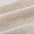 Amaro Recycled Fiber Blanket off-white melange, 100% recycled fibers | URBANARA cotton blankets