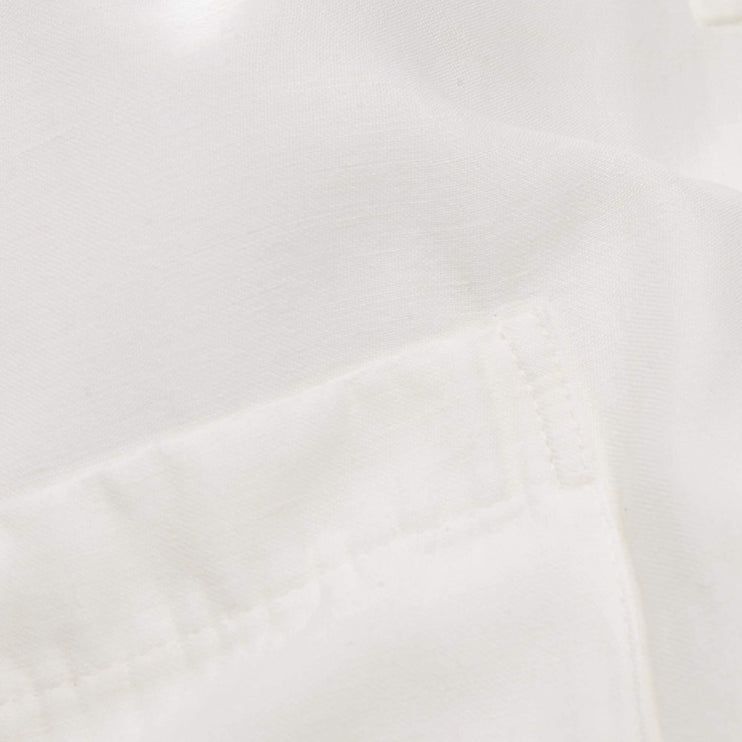 Antero bathrobe, white, 55% cotton & 45% linen | URBANARA bathrobes