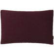 Antua cushion cover, bordeaux red, 100% cotton