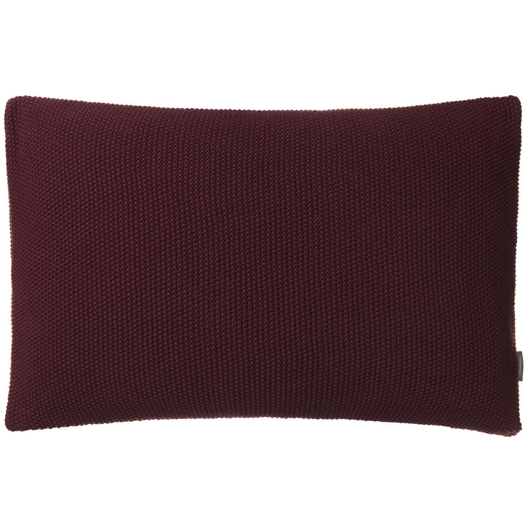 Antua cushion cover, bordeaux red, 100% cotton
