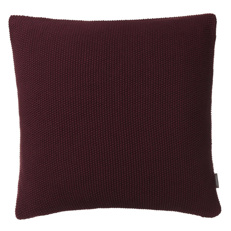 Antua cushion cover, bordeaux red, 100% cotton | URBANARA cushion covers