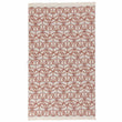 Arade beach towel, powder pink & cognac & ice blue, 100% cotton