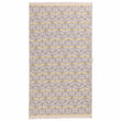 Arade beach towel, powder pink & grey & yellow, 100% cotton