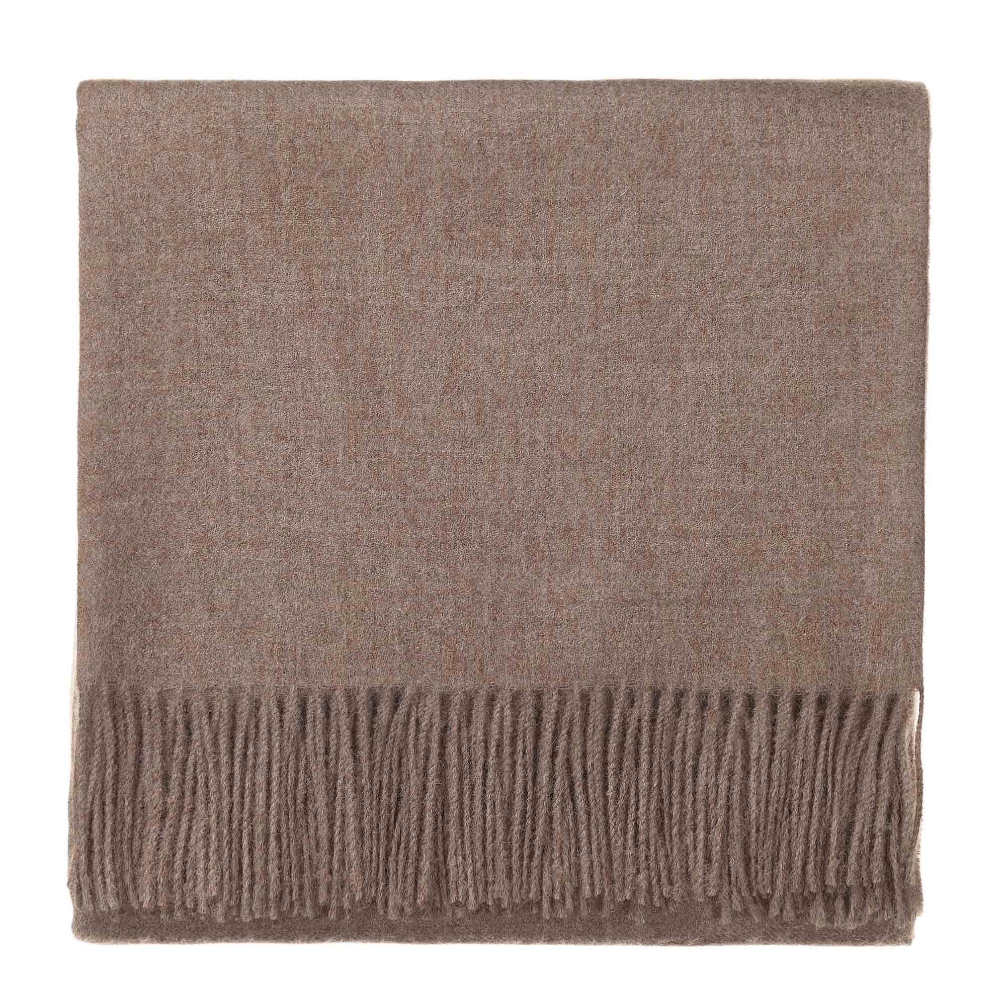 Decke Arica, Sandstein-Melange, 100% Baby Alpakawolle