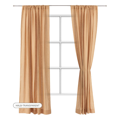 Vorhang-Set Ariz [Blasses Ocker]