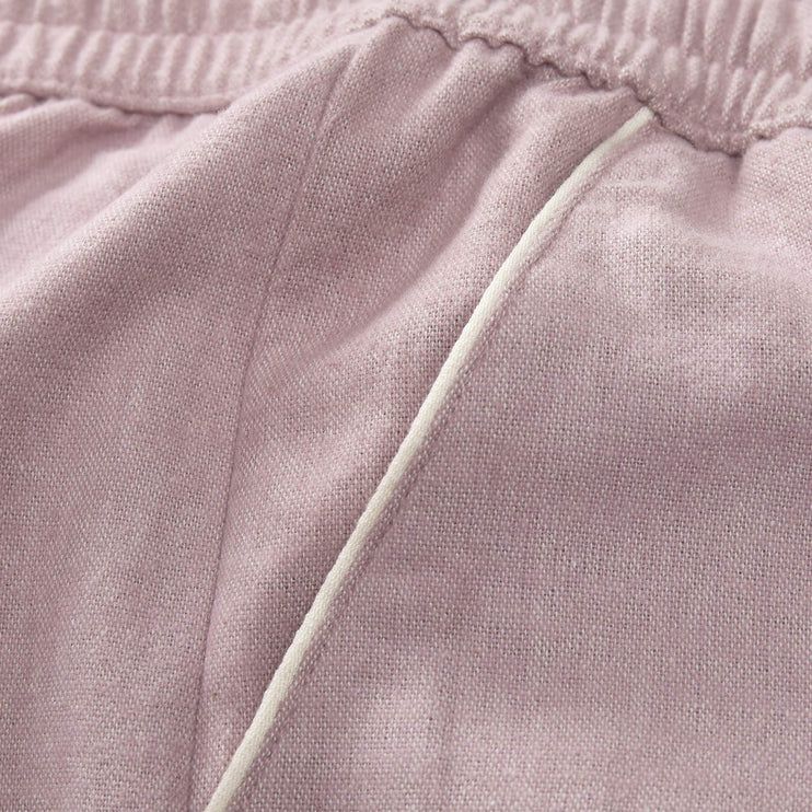 Arove pyjama, light mauve & natural white, 100% organic cotton |High quality homewares