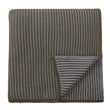 Azoia Blanket olive green & silver grey, 100% organic cotton