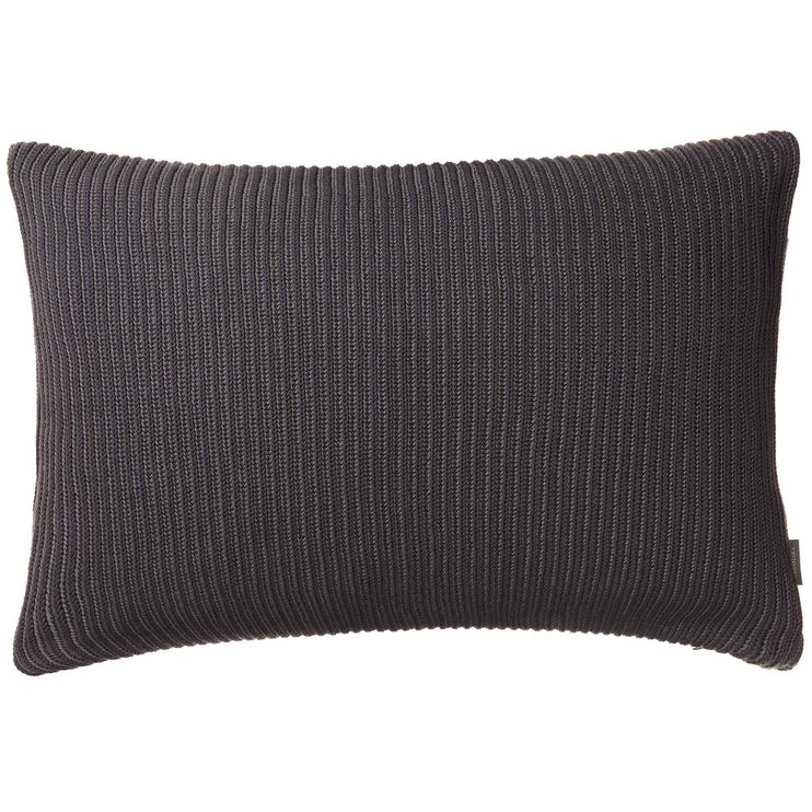 Azoia cushion cover, dark grey & grey, 100% organic cotton