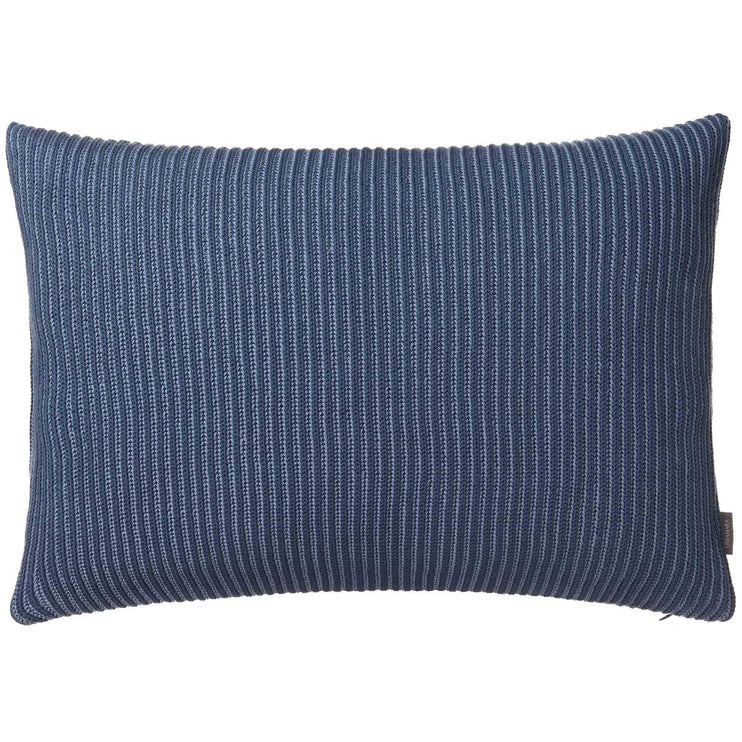 Azoia cushion cover, grey blue & light grey blue, 100% organic cotton