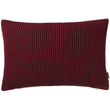 Azoia cushion cover, bordeaux red & dark red, 100% organic cotton
