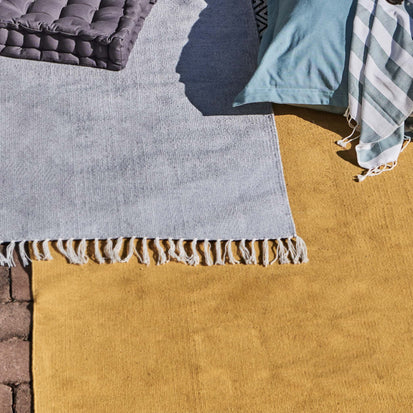 Udaka Rug in mustard | Home & Living inspiration | URBANARA