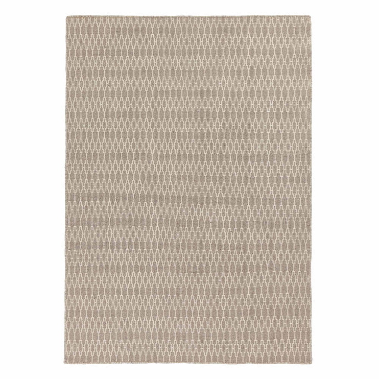 Badela rug, natural & ivory, 100% wool | URBANARA wool rugs