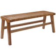 Bakaru Rattan Bench natural, 100% rattan & 100% teak wood