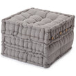 Bakoda Pouffe light grey, 100% cotton