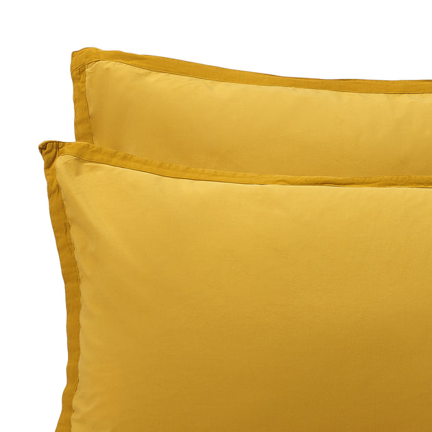 Bettdeckenbezug Balaiain Senfgelb | Schöne Ideen für Ihr Zuhause | URBANARA