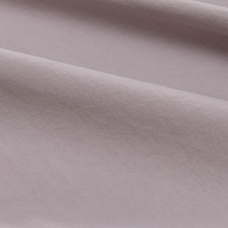 Balaia fitted sheet, stone grey, 100% combed cotton | URBANARA fitted sheets