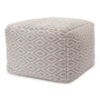 Pouf Bansa [Sand/Weiß]
